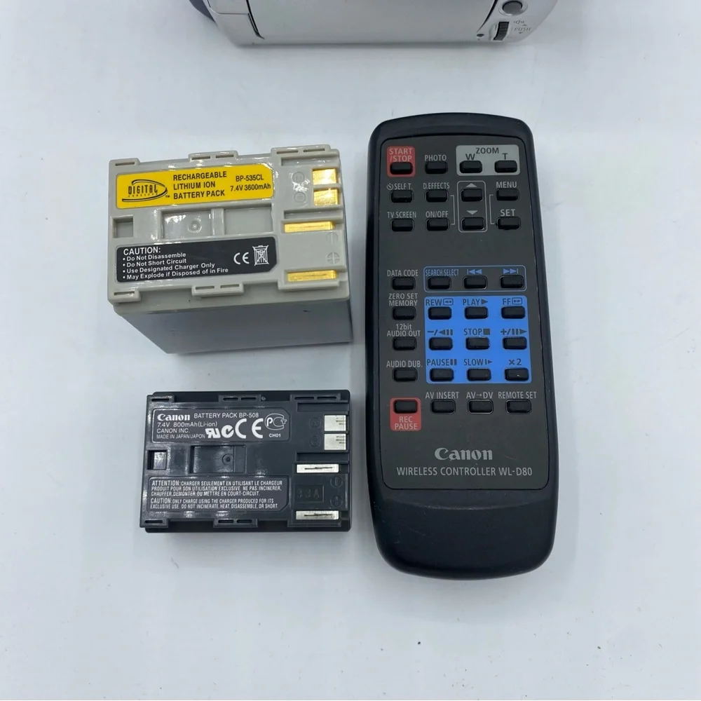 Canon ZR60 MiniDV Camcorder Video Camera With‎ NO Power Supply_2